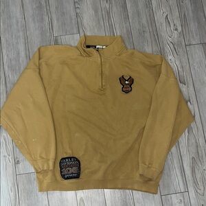 Cutter & Buck Quarter Zip Harley Davidson Sweater
